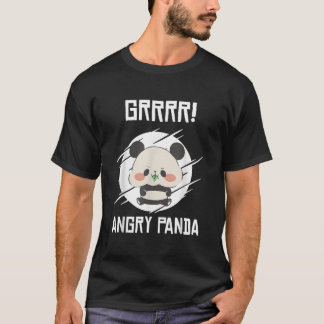 T-shirt Grrr Pandas furieux Panda sauvage Bambou