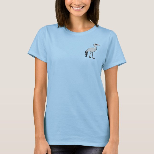 T-shirt Grue bleue Birdorable (Devant)