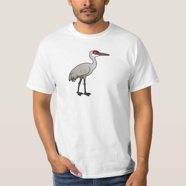 T-shirt Grue de Birdorable Sandhill (Devant)