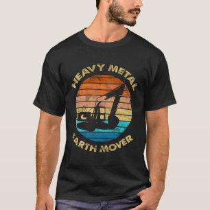 T-shirt Grue de camion d'excavateur de construction
