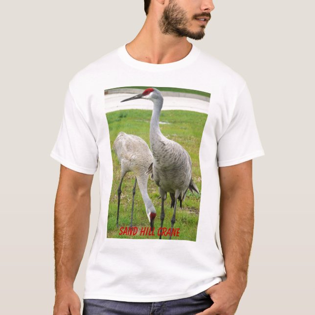 T-shirt Grue de colline de sable (Devant)