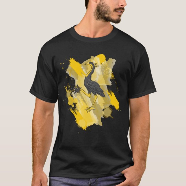 T-shirt Grue de sable d'Ansteorra (Devant)
