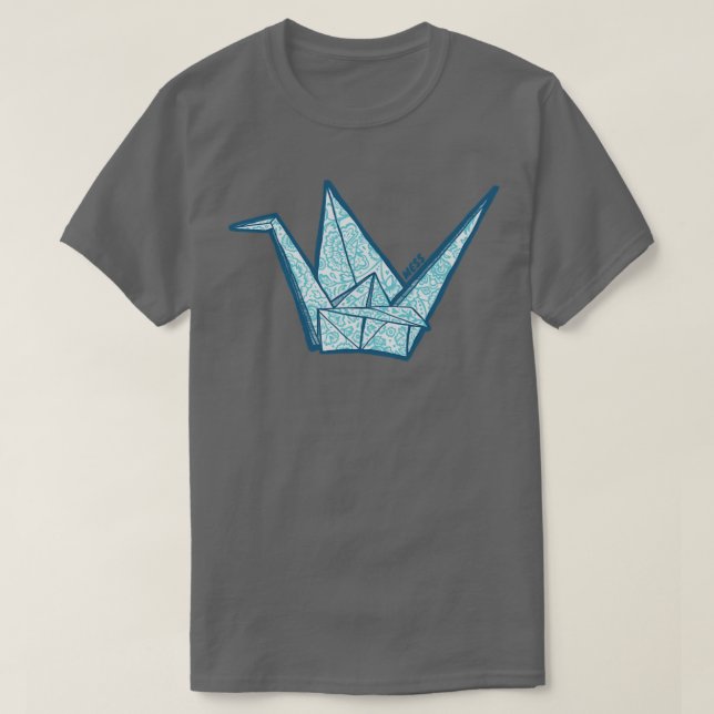 T-shirt Grue en papier2 (Design devant)