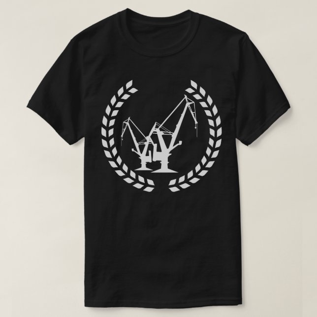 T-shirt Grue industrielle (Design devant)
