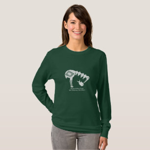 T-shirt Grue Manger Poisson - Mimbres Poterie Design