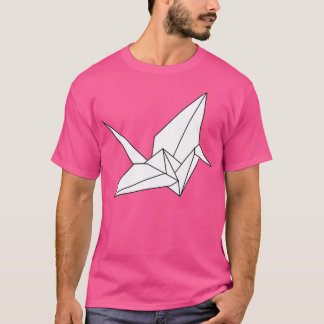 T-shirt grue origami 10