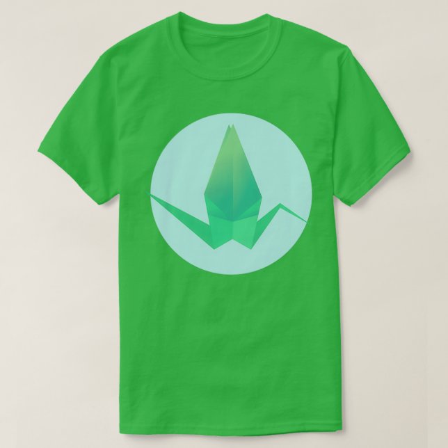 T-shirt Grue Origami 54 (Design devant)