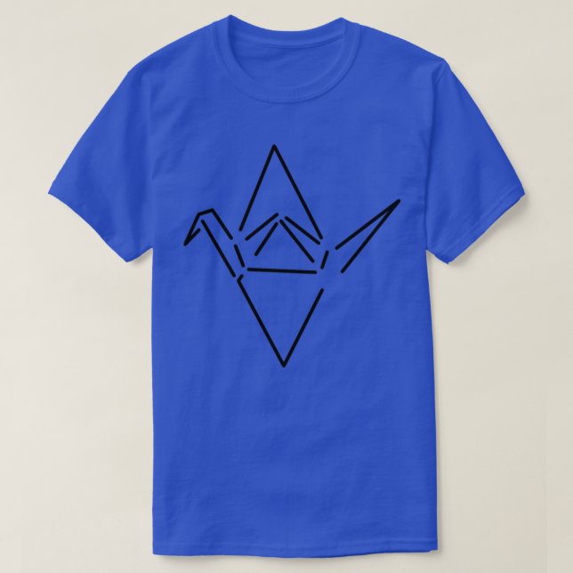 T-shirt Grue Origami 55 (Design devant)