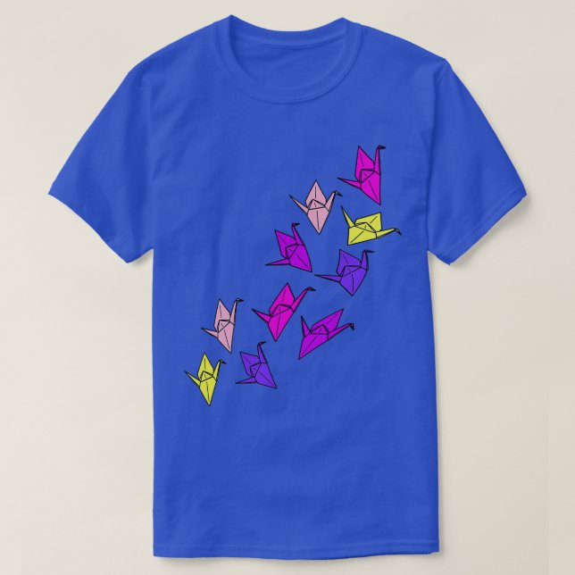 T-shirt Grue Origami 57 (Design devant)