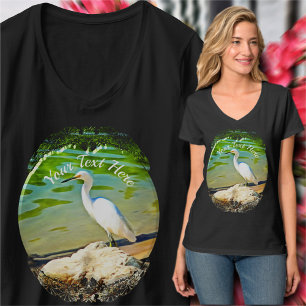 T-shirt Grue Sur La Rivière Mismaloya 0335