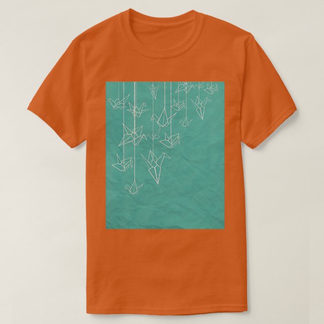 T-shirt Grues blanches (Design devant)