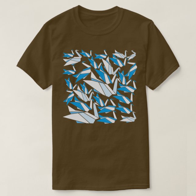 T-shirt Grues en papier 10 (Design devant)