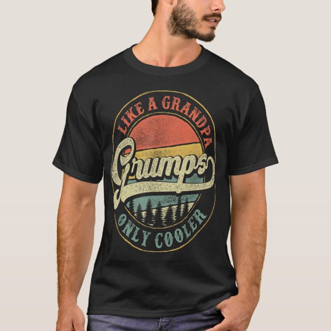T-shirt Grumeaux Comme Un Grand-Père Onlyer Grand-Père (Devant)
