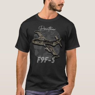 T-shirt Grumman F9F-5 Panther US Navy Fighter Squadron