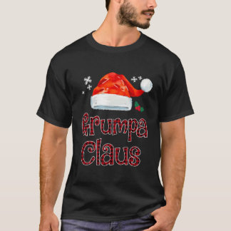 T-shirt Grumpa Claus Tee Noël Pyjama Famille Correspondanc