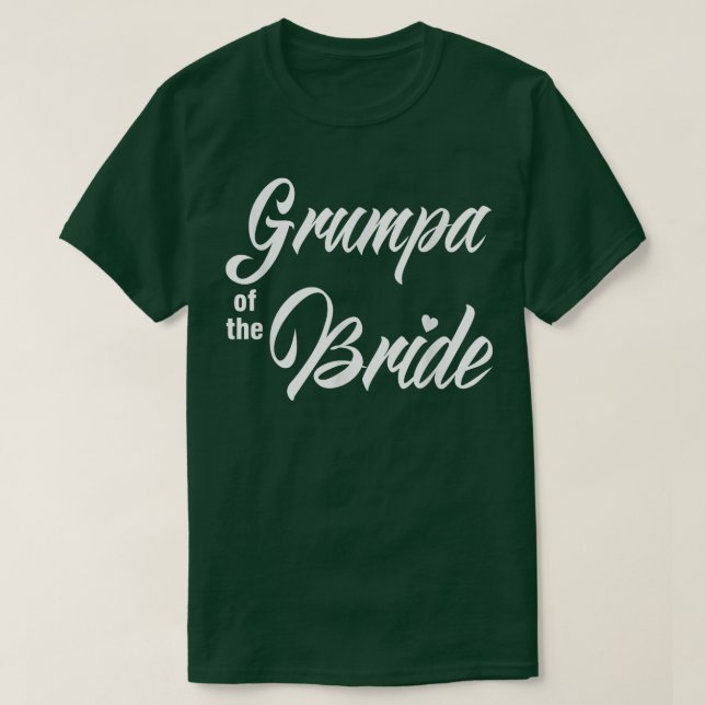 T-shirt Grumpa De Mariage Mariage Fête Drôle Correspondant (Design devant)