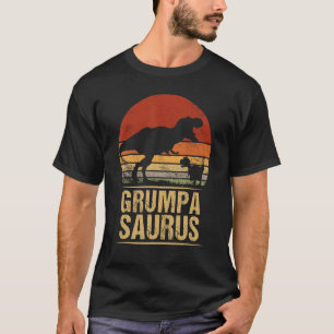 T-shirt Grumpasaurus Rex Famille Dinosaur Rex Dino Pères