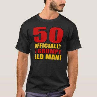 T-shirt Grumpy 50e Humour d'anniversaire