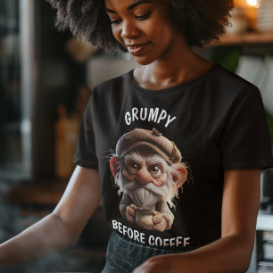 T-shirt Grumpy avant le café