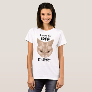 T-shirt Grumpy Cat - I dessus idea GO have away