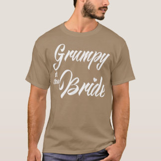 T-shirt Grumpy De Mariage Mariage Fête Drôle Correspondant