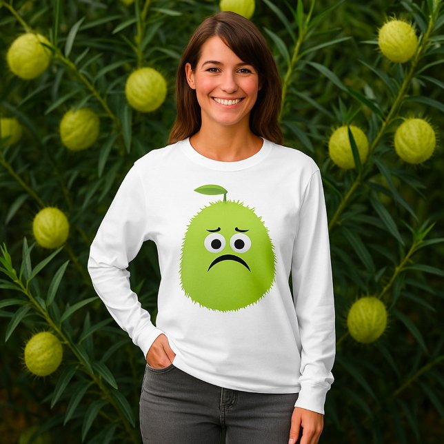 T-shirt Grumpy Fuzzy Pear Visage Fruit drôle Caractère (Créateur téléchargé)