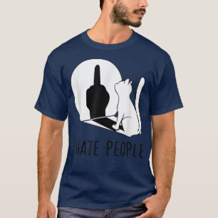 T-shirt Grumpy Kitten Chats Je n'aime pas les gens Chat Je