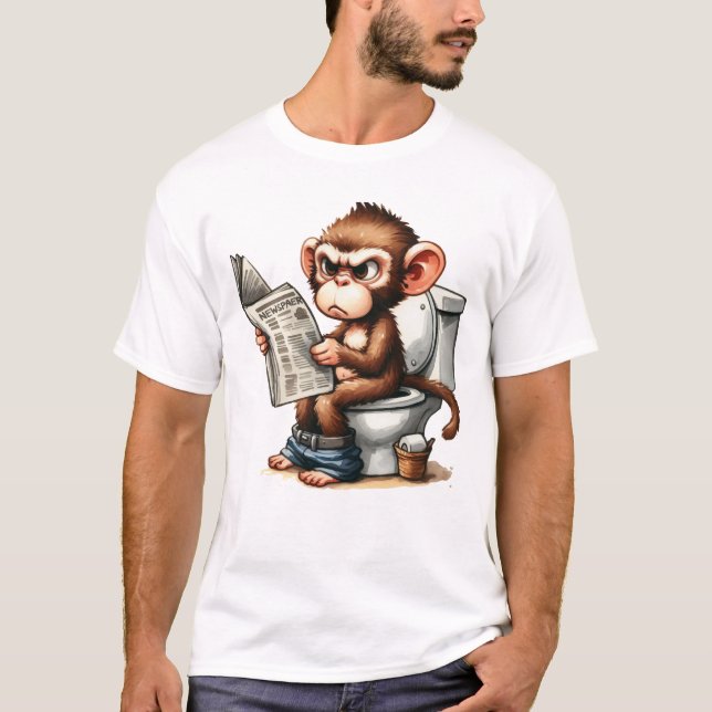 T-SHIRT GRUMPY MONKEY (Devant)