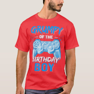 T-shirt Grumpy of Birthday Boy Matching Video Game Bir