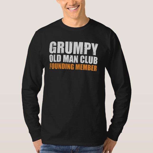 T-shirt Grumpy Old Man Club Membre fondateur Fundy Père G (Devant)