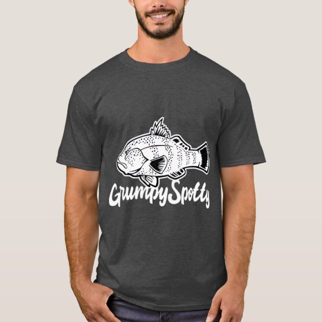 T-shirt Grumpy Spotted Bay Bass tous les jours (Devant)