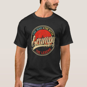 T-shirt Grumpy the Man The Myth The Legend Fête des pères