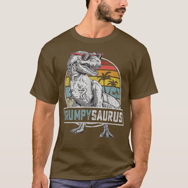 T-shirt Grumpysaurus T Re Dinosaur Grumpy Saurus Famille (Devant)