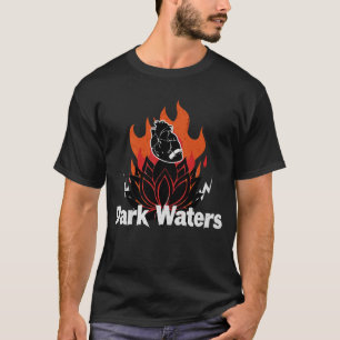 T-shirt Grunge Black Lotus Rock