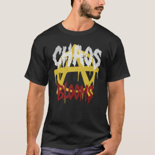T-shirt Grunge Black Rock Chaos