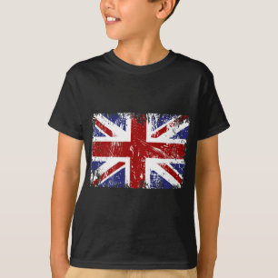 T-shirt Grunge britannique de punk d'Union Jack de drapeau
