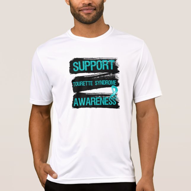 T-shirt Grunge - conscience de syndrome de Tourette de (Devant)