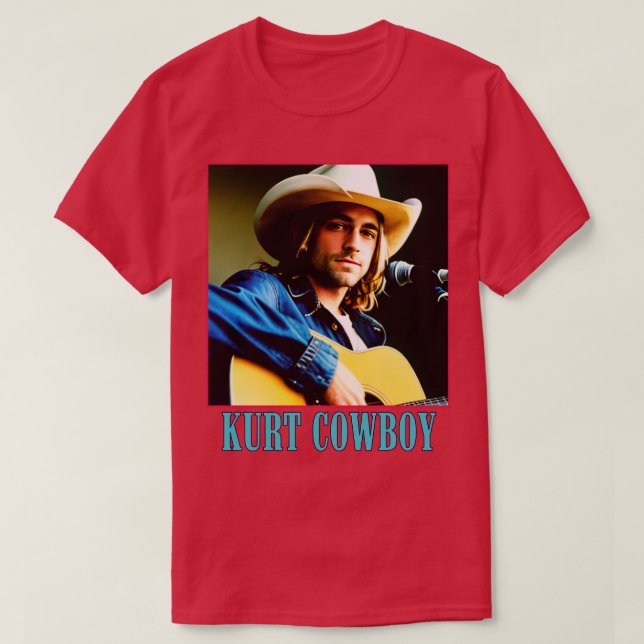 T-shirt Grunge Cowboy Parody (Design devant)