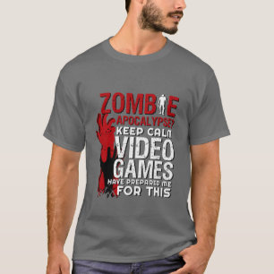 T-shirt grunge d'apocalypse drôle de zombi pour