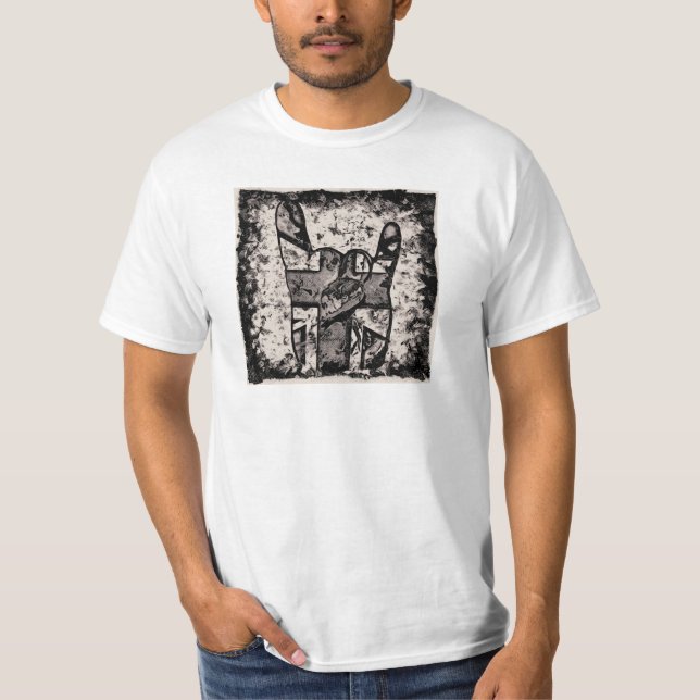 T-shirt grunge de Corna (Devant)