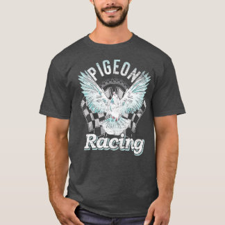 T-shirt grunge de course de pigeon