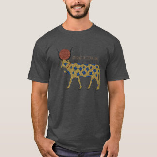 T-shirt Grunge de Kemetic : Hethert-Écrou, la vache
