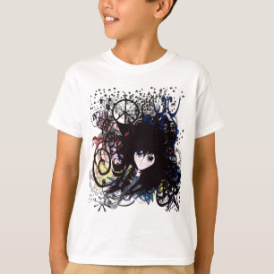 T-shirt Grunge de paix d'Anime