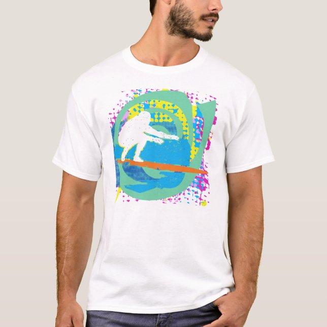 T-shirt Grunge de surf (Devant)