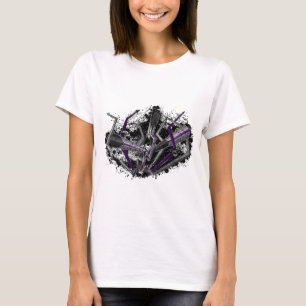 T-shirt Grunge Demisexual Pride Graffiti Lightning