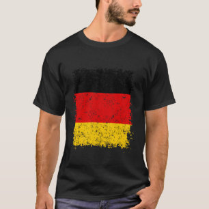 T-shirt Grunge Drapeau vintage Allemagne