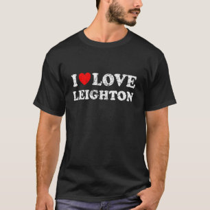 T-shirt Grunge en état de décomposition Style I Love Leigh