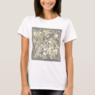 T-shirt grunge floral