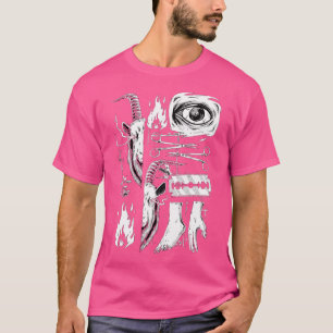 T-shirt Grunge foncé Occulte Gothique Chèvre Mauvaise Mach