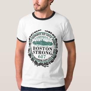 T-shirt Grunge forte de joint de Boston